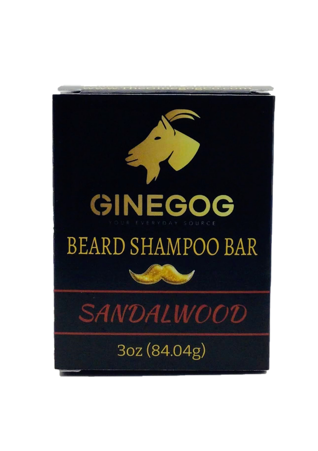 GINEGOG BEARD SHAMPOO BAR with Sandalwood