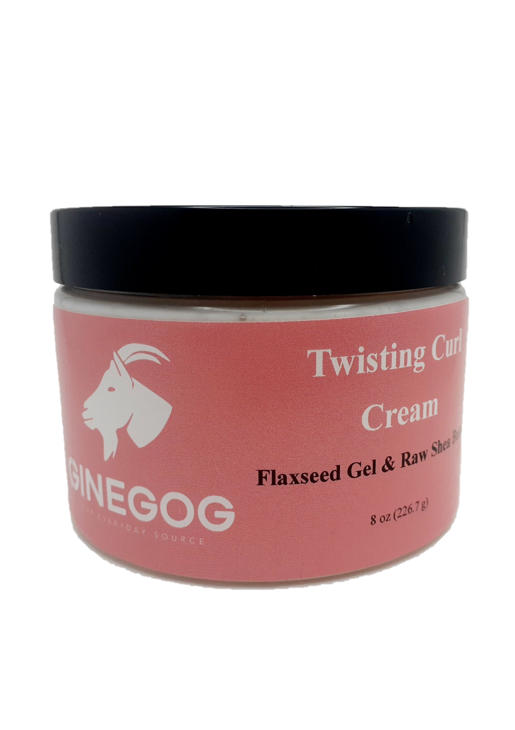 GINEGOG TWISTING CURL CREAM with Flaxseed Gel & Shea Butter